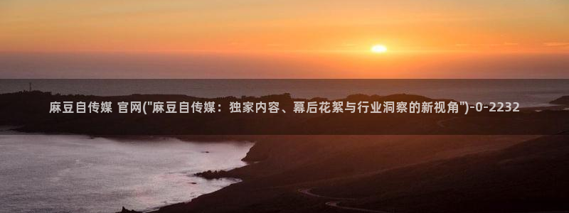 台湾麻豆传媒官网在线：麻豆自传媒 官网(\
